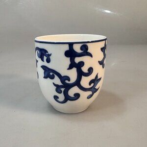Lauren Ralph Lauren Blue Mandarin 3" No Handle Porcelain Tea Cup Purple Flower